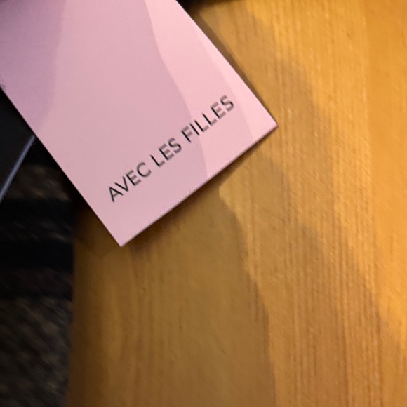 NWT! Avec Les Filles Faux Leather Oversized Plaid Trench Coat Size L - Picture 3 of 16